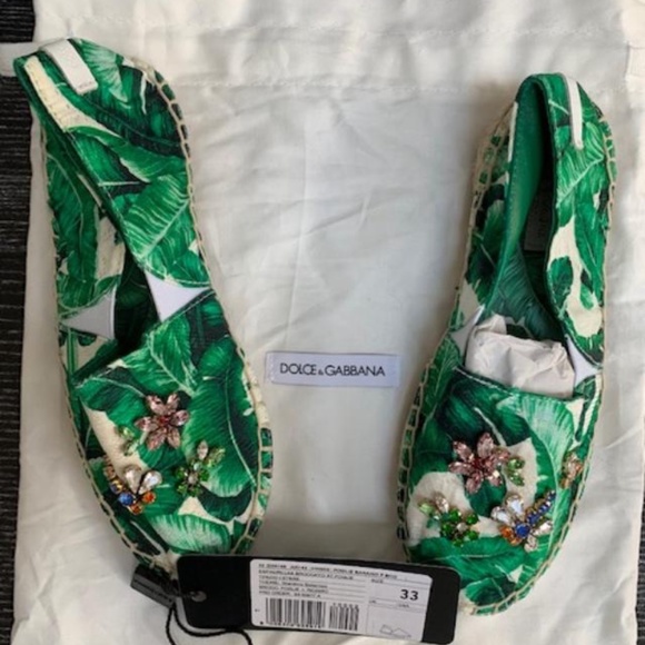 DOLCE GABBANA ESPADRILLES KIDS SIZE 33 BRAND NEW - Picture 6 of 7